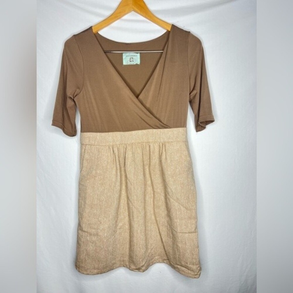Judith March | Burlap Tea Dress Size Large